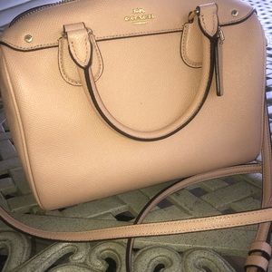 Coach Mini Bennet Satchel- Nude